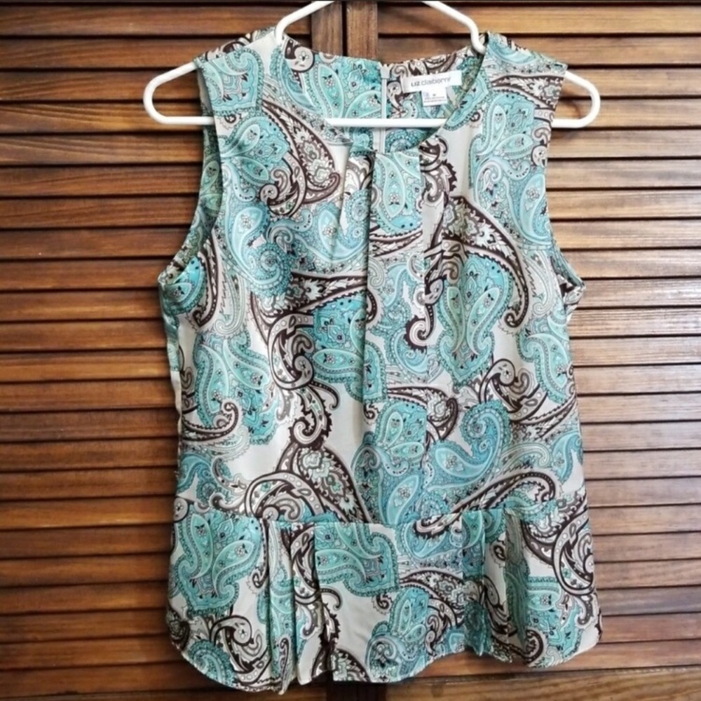 EUC Liz Claiborne sleeveless blouse Medium